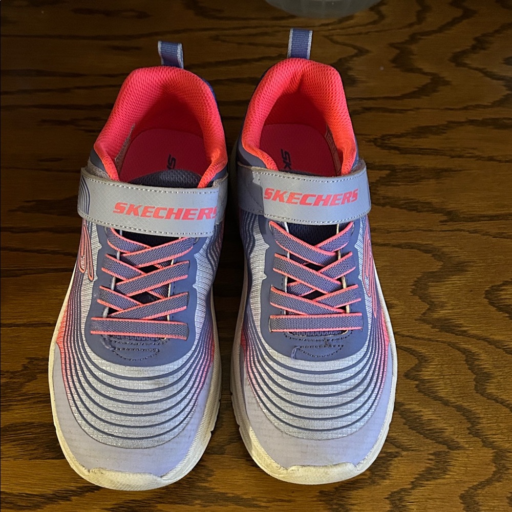 Skechers Kids' Vibrant Pink and Gray Sneakers